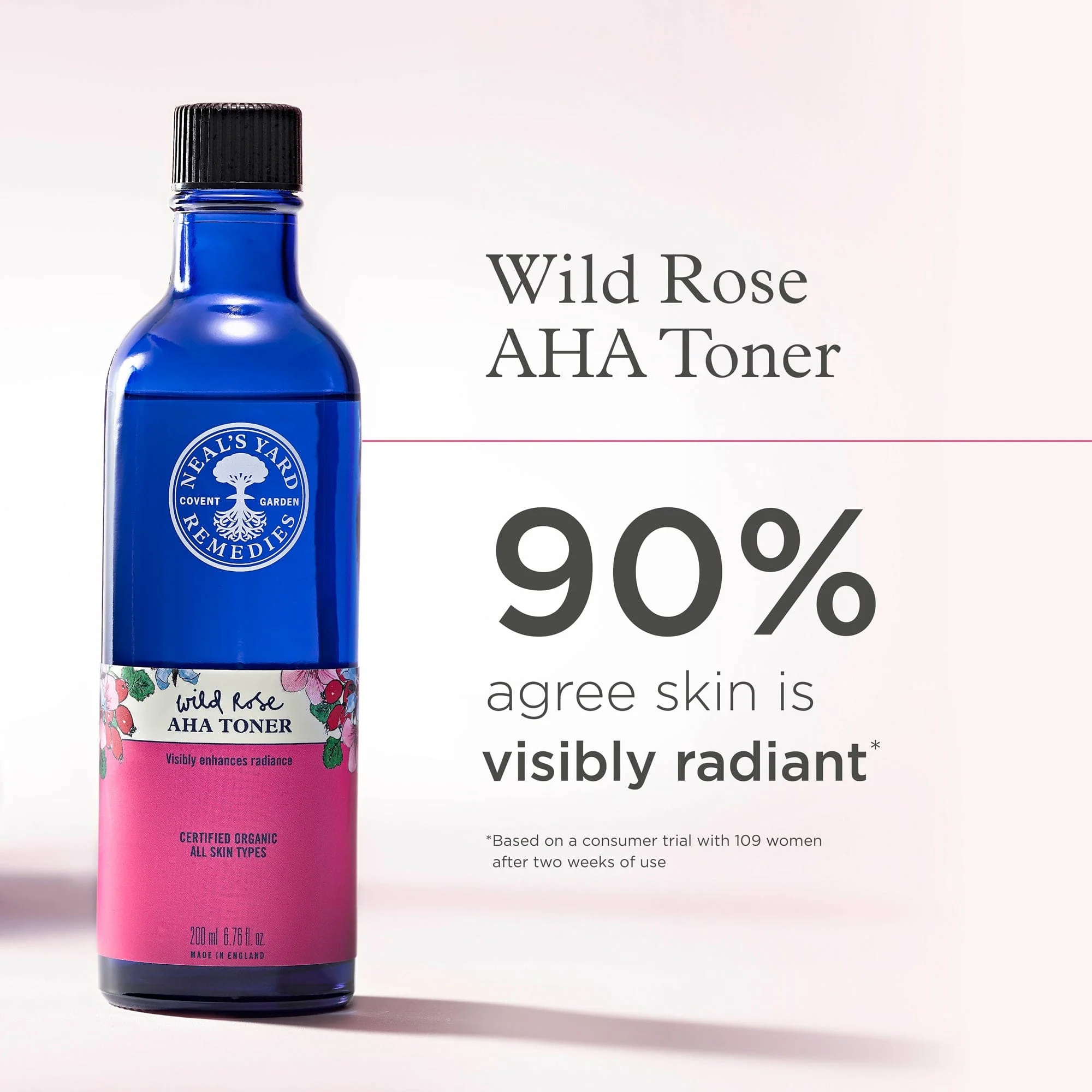 Wild Rose AHA Toner 200ml - Image 3
